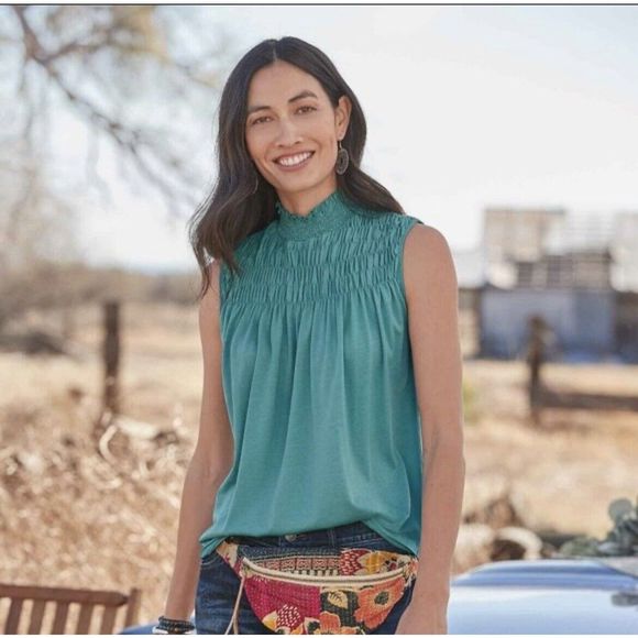 Sundance Everyday Essence Top - Size XS - Cayenne Red - Picture 6 of 6